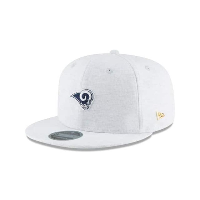 NFL Los Angeles Rams Micro Stitch 9Fifty Snapback (PMF8757) - Grey New Era Caps